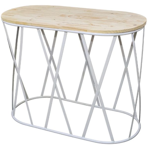 mesa oval reina branca