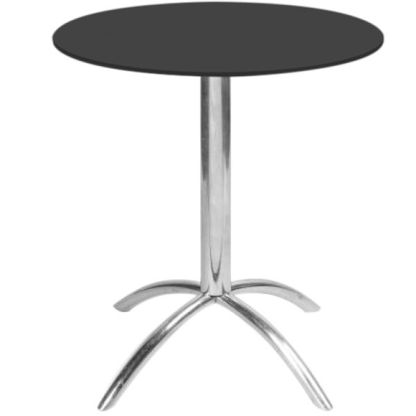mesa padrao aranha revestida - preta