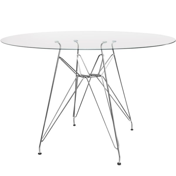 mesa padrao charles eames cromado