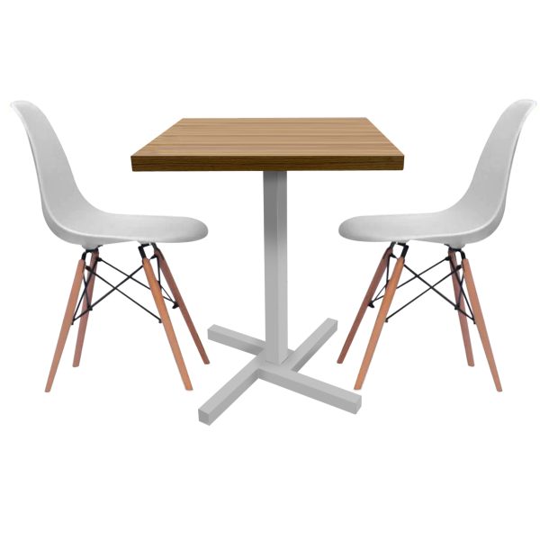 mesa padrao pamplona e cadeiras dsw torre
