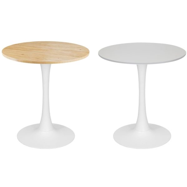 mesa saarinen branca madeira e branca 80
