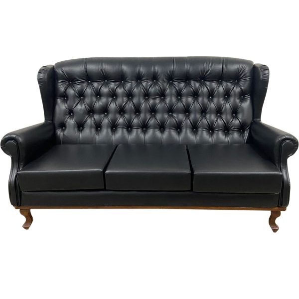 sofa capitone 3 lugares