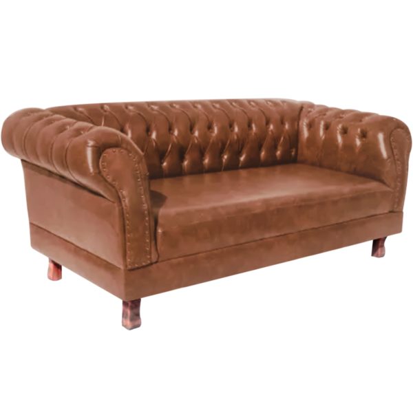 sofa capitone duque marrom