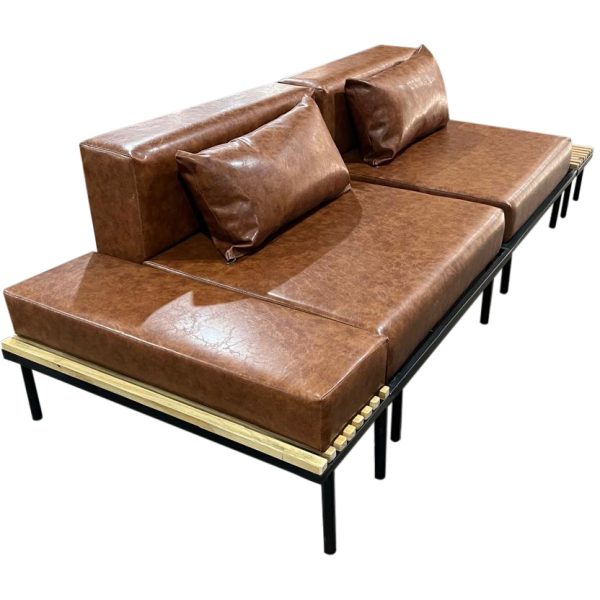 sofa roger com mesa - marrom caramelo1