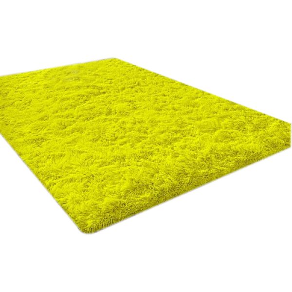 tapete felpudo RETANGULAR AMARELO