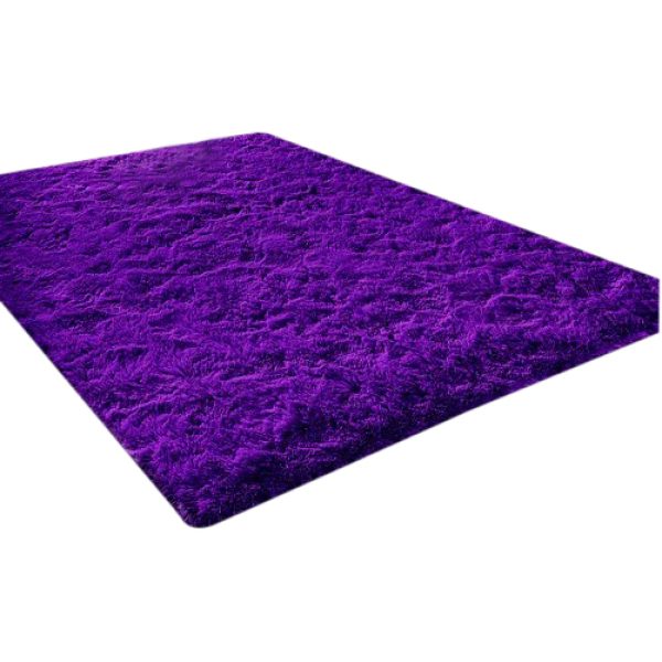 tapete felpudo RETANGULAR ROXO