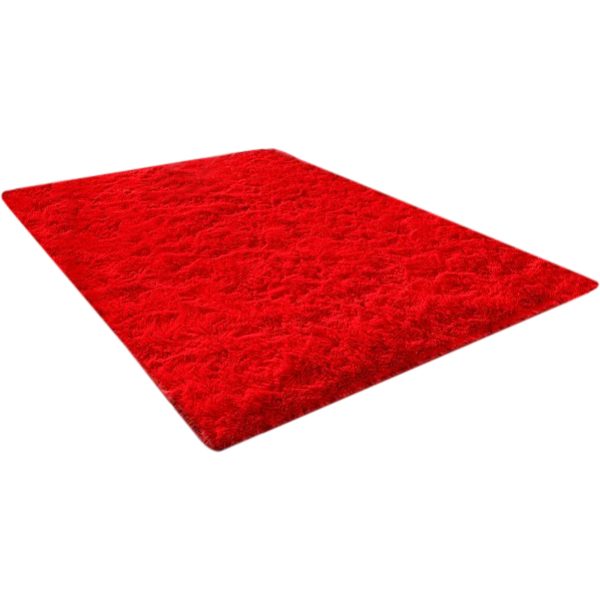 tapete felpudo RETANGULAR VERMELHO