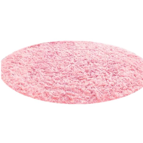 tapete felpudo rosa