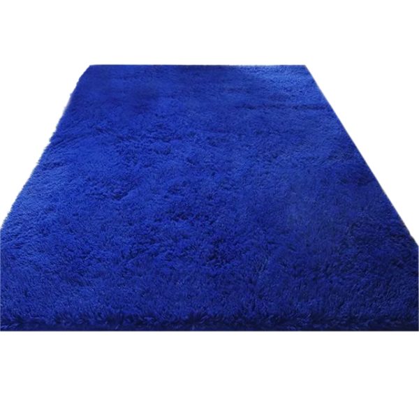 tapete retangular felpudo azul1